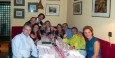 Dinner with friends and family